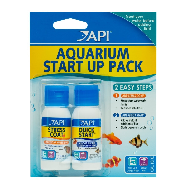 API Aquarium Start-Up Pack - API STRESS COAT 1oz & API QUICK START Nitrifying Bacteria 1oz