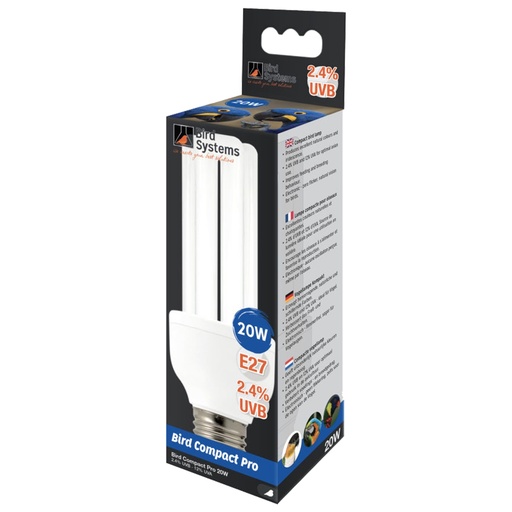 [AS317000] Aquarium Systems Bird Compact Lamp Pro 2.4% UVB 20W