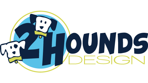  Sure, here is an image description for the image you sent:  The image shows a logo with a cartoon dog wearing a red collar. The dog is facing to the right and has a big smile on its face. The words "HOUNDS DESIGN" are written in a black, sans-serif font above the dog. The logo is centered on a white background.  Here are some other things you could include in your image description:  The dog is a generic-looking dog, so it could represent any breed of dog. The red color of the collar is eye-catching and makes the logo stand out. The font of the text is easy to read and looks professional. The overall design of the logo is simple and memorable.