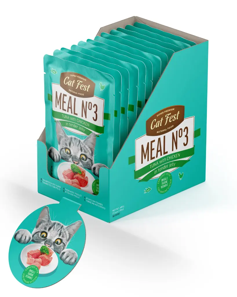 Cat Fest Meal No 3 Cat Food in Jelly-Tuna With Chicken 50g (3).webp