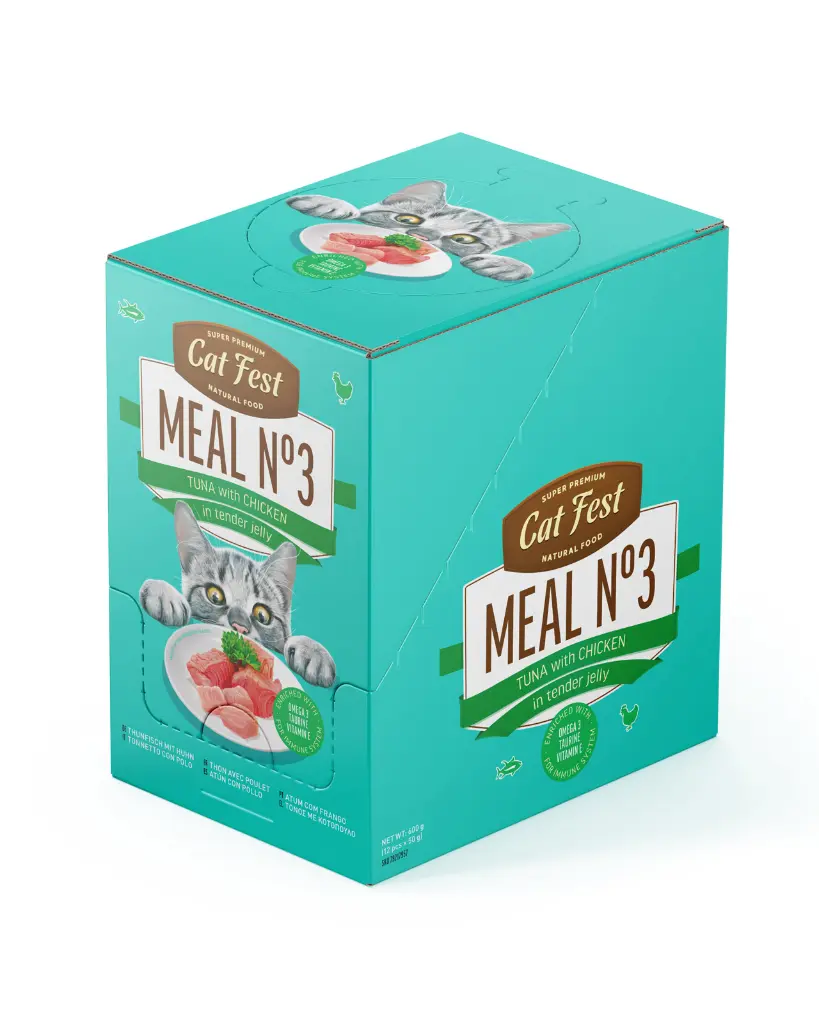Cat Fest Meal No 3 Cat Food in Jelly-Tuna With Chicken 50g (5).webp