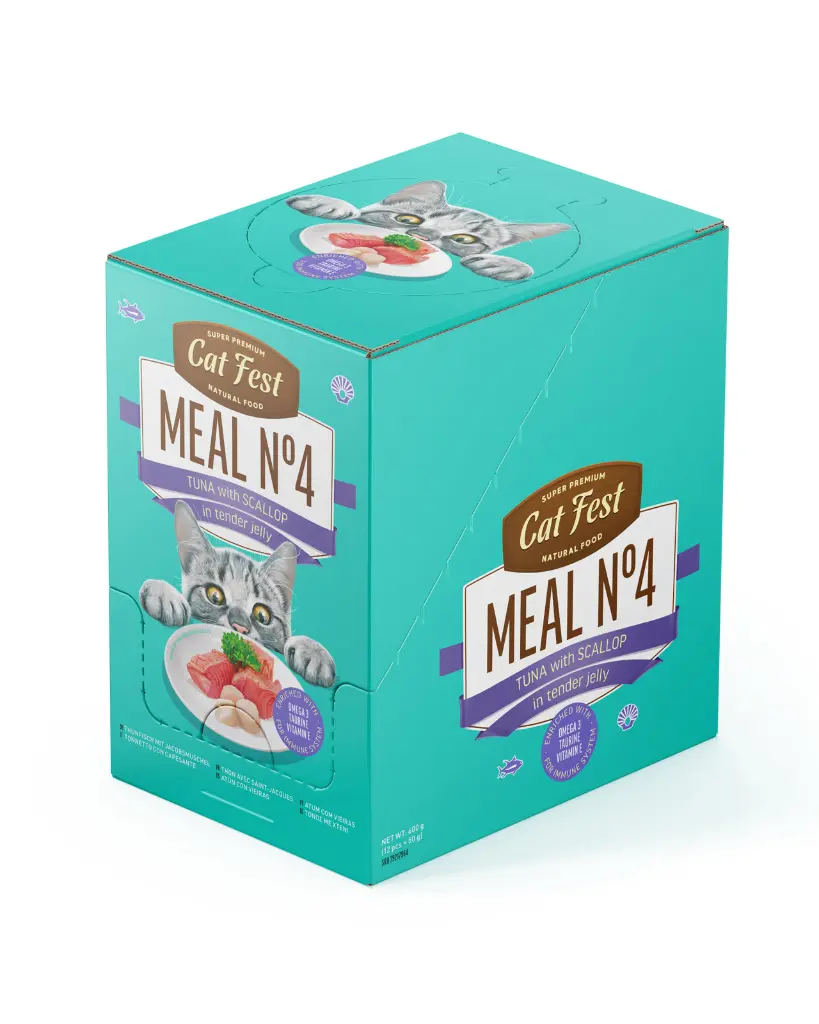 Cat Fest Meal No 4 Cat Food in Jelly-Tuna With Scallop 50g (4).webp