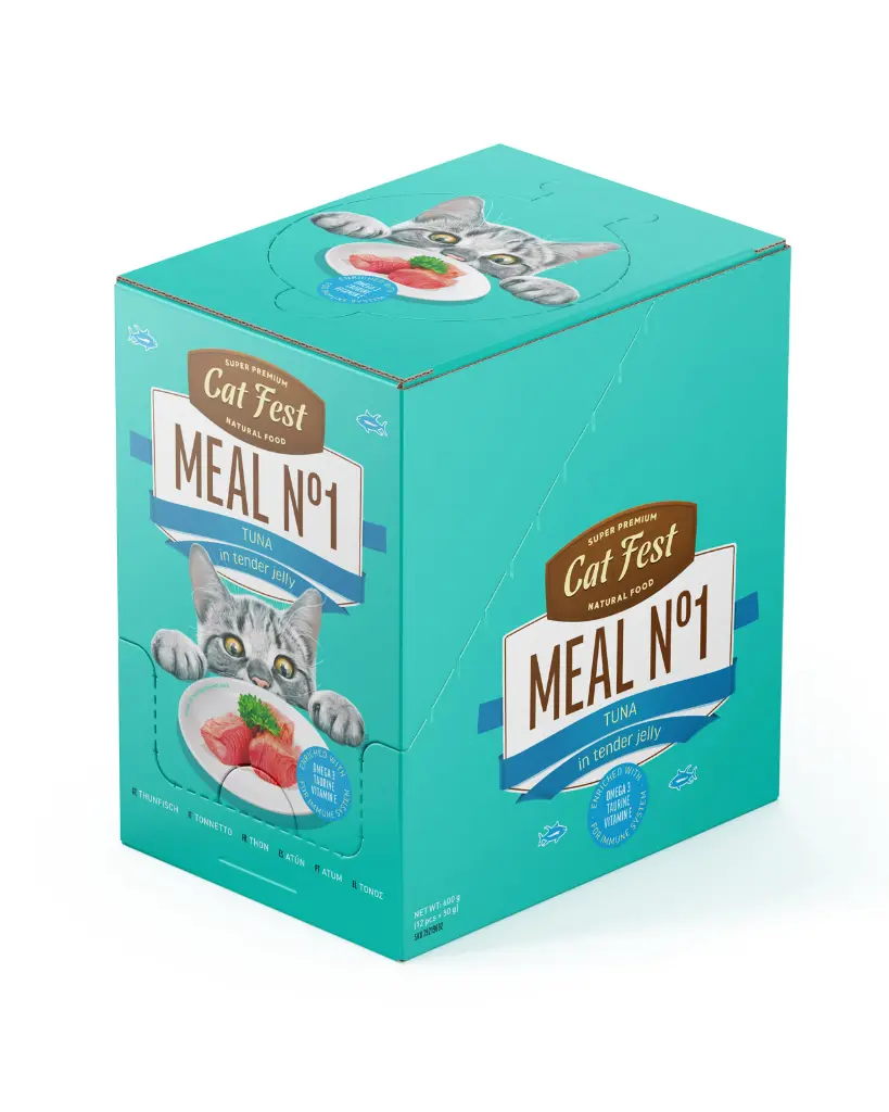 Cat Fest Meal No 1 Cat Food in Jelly-Tuna 50g (4).webp