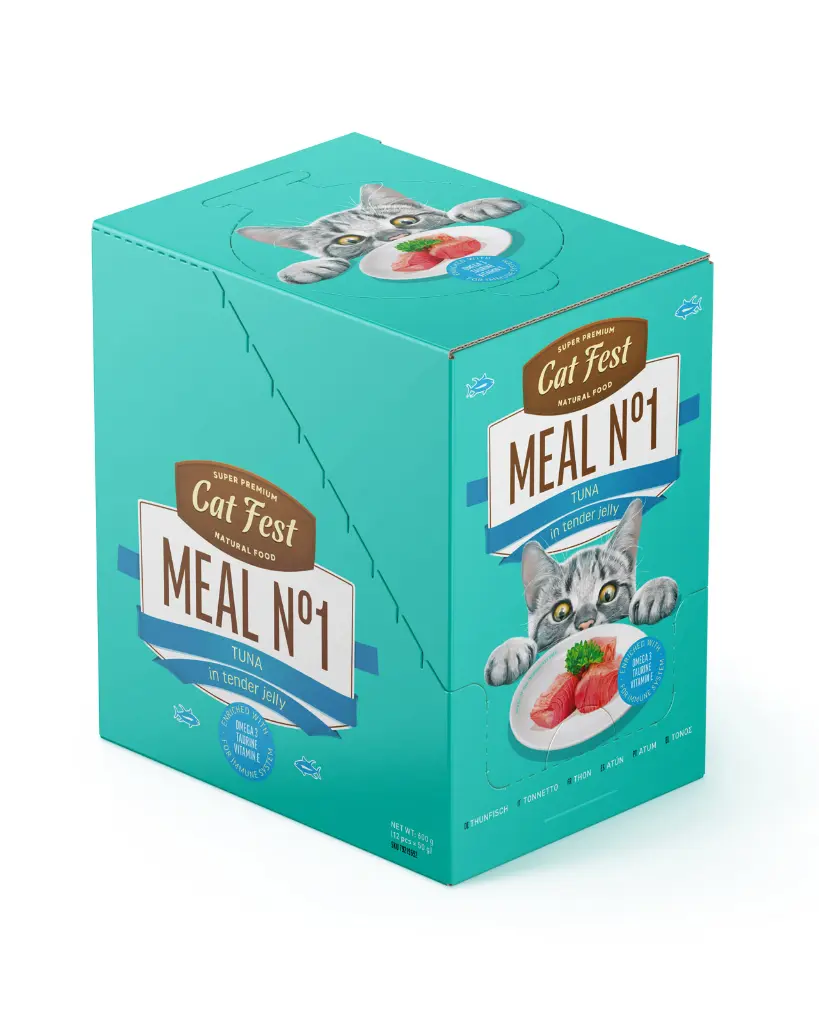 Cat Fest Meal No 1 Cat Food in Jelly-Tuna 50g (5).webp