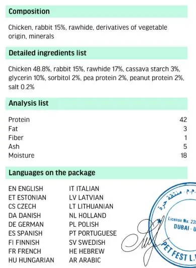 Dog Fest Dental Treats For Adult Dogs -Sandwich -Rabbit 90g (1).webp