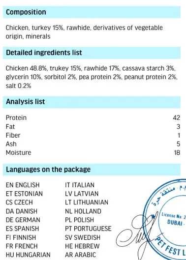 Dog Fest Dental Treats For Adult Dogs -Sandwich -Turkey 90g (1).webp