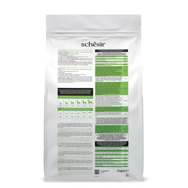 Schesir Dog Dry Food-Small Adult - Lamb 2kg.webp