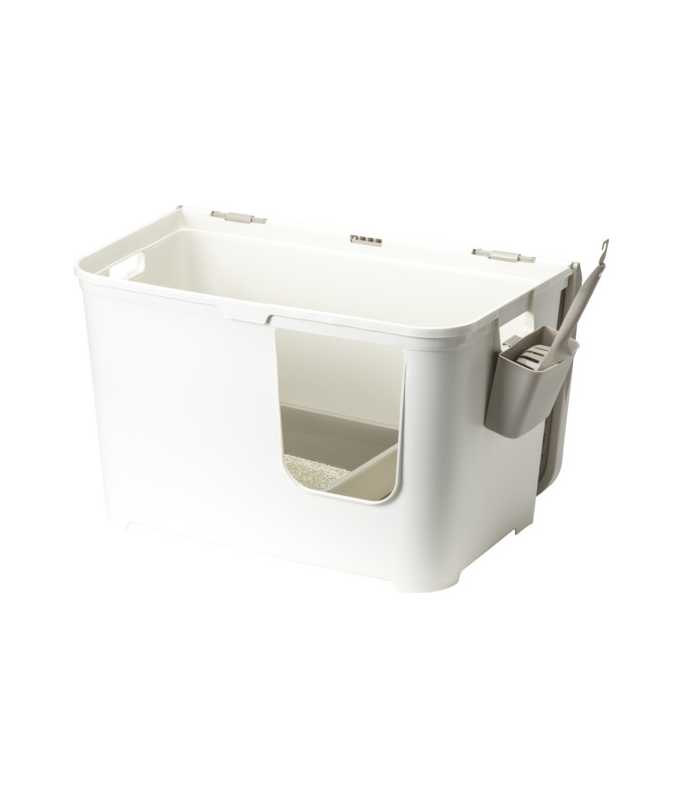 Moderna Casetta Camelia Revolutionary Litter Box Soft White 75.7x45x45cm