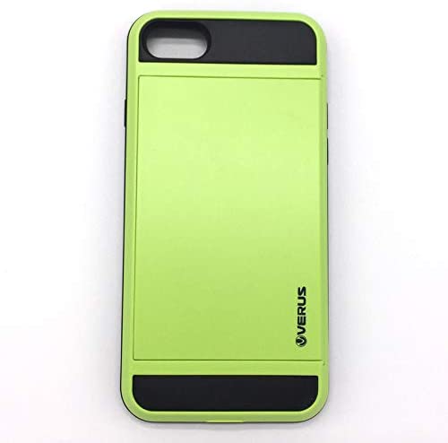 Verus Damda iPhone 7 Case Dual Layer Protective with Card Slot Mint Green