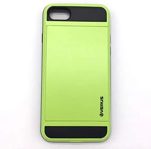 Verus Damda iPhone 7 Case Dual Layer Protective with Card Slot Mint Green