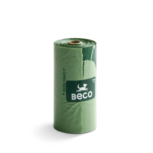 Beco Pets Mint Scented Dog Poo Bags 120 Refills 8 Rolls x 15bags