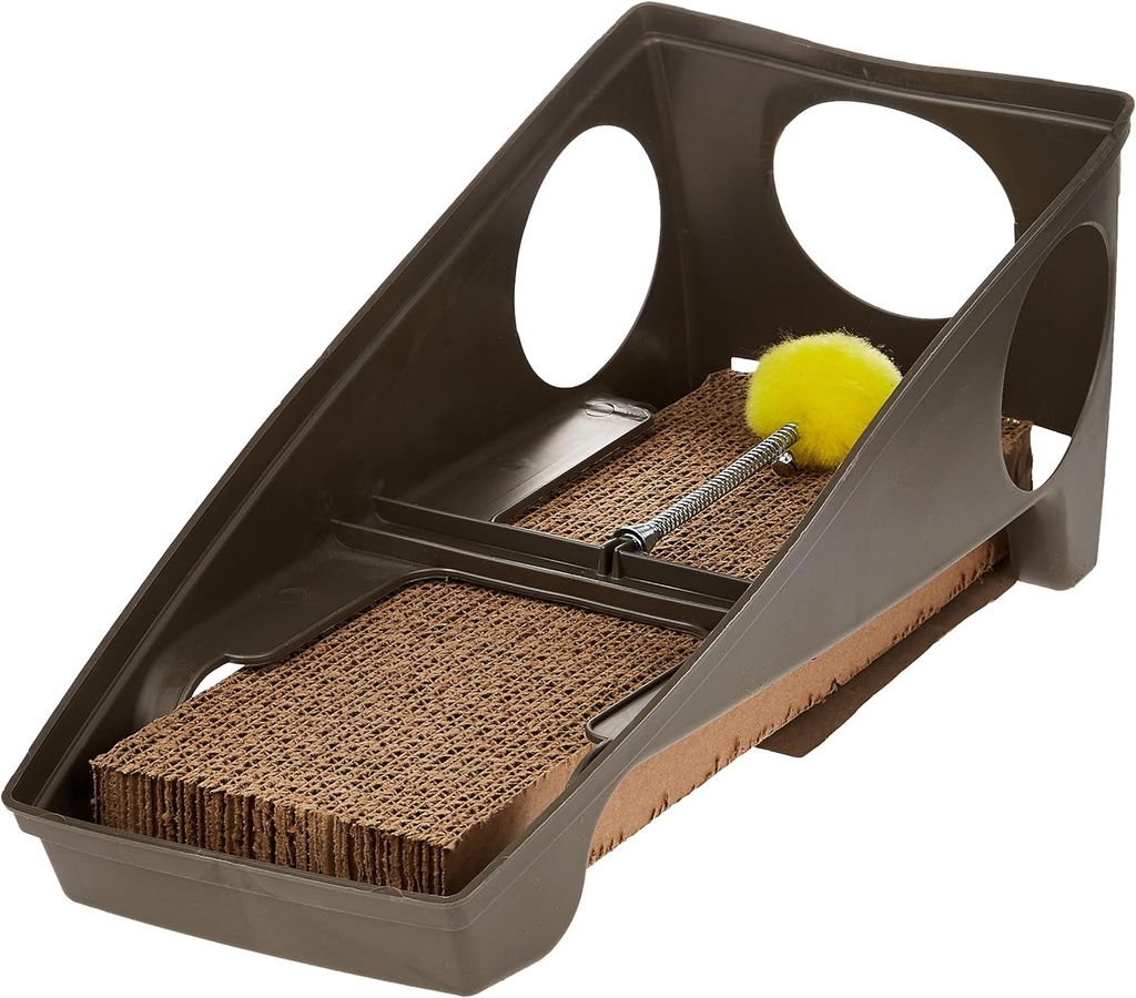 Omega Paw Cat Scratch Box Everest Cat Scratcher Brown