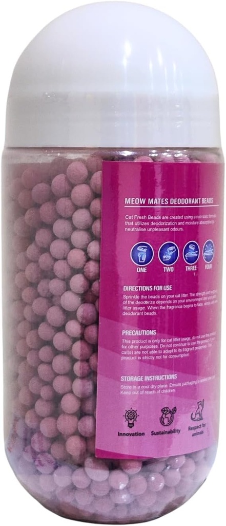 Meow Mates Deodorant Bead 450g - Baby Powder