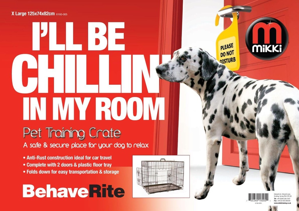 Mikki Two Door Crate XL 125x74x82cm 