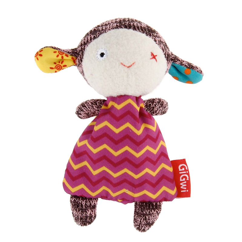 Refillable Catnip -Sheep with 3 Catnip Teabags in Ziplock bag