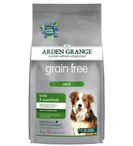 Arden Grange Grain Free Adult Lamb Dog Dry Food 2kg