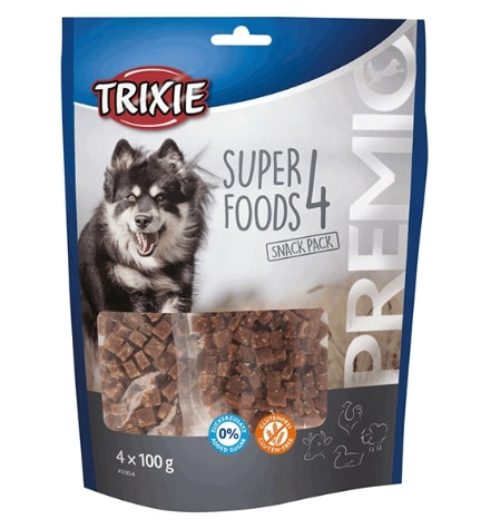 Trixie Premio 4 Superfoods Dog Treats - 4X100G