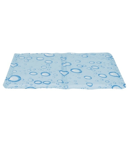 Trixie Cooling Mat with Water Drops Design for Dogs - LIGHT BLUE/90X50CM
