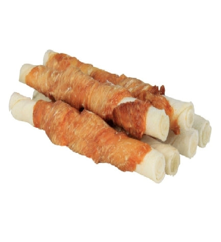 Trixie Denta Fun 6 Chicken Chewing Rolls Dog Chews - 70G