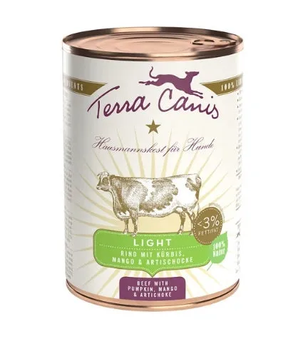[103039-1] Terra Canis Light Beef Dog Wet Food - 400G