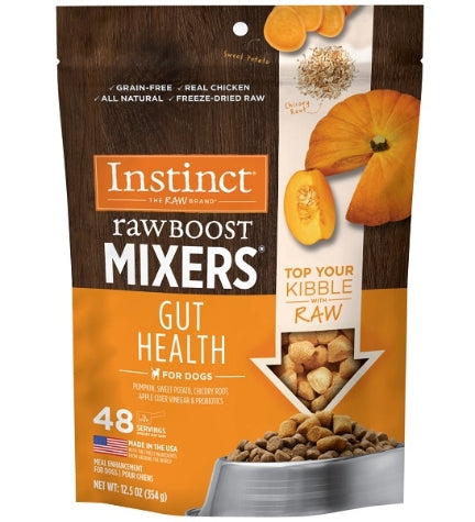 Instinct Raw Boost Mixers Gut Health Freeze Dried Chicken Dog Food Topper 5.5oz