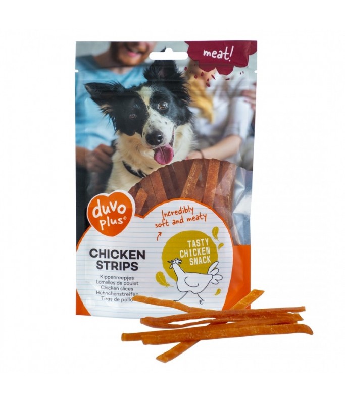 Duvo+ Chicken Strips Dog Snack 80gm