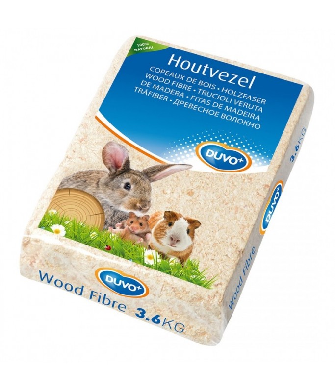 Duvo+ Wood Chips Natural Substrate for Rodents & Snakes 3.6kg
