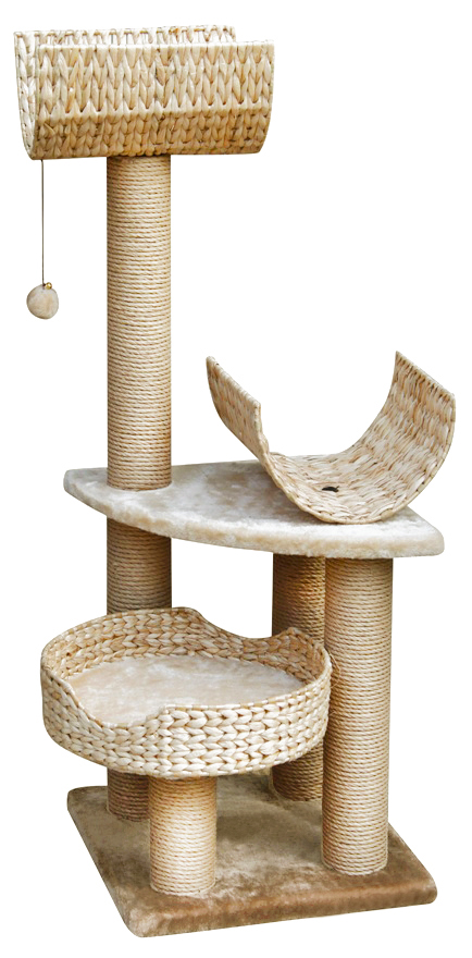 Fauna PALUCCO Cat Play Tower Beige LWH 40x40x98cm