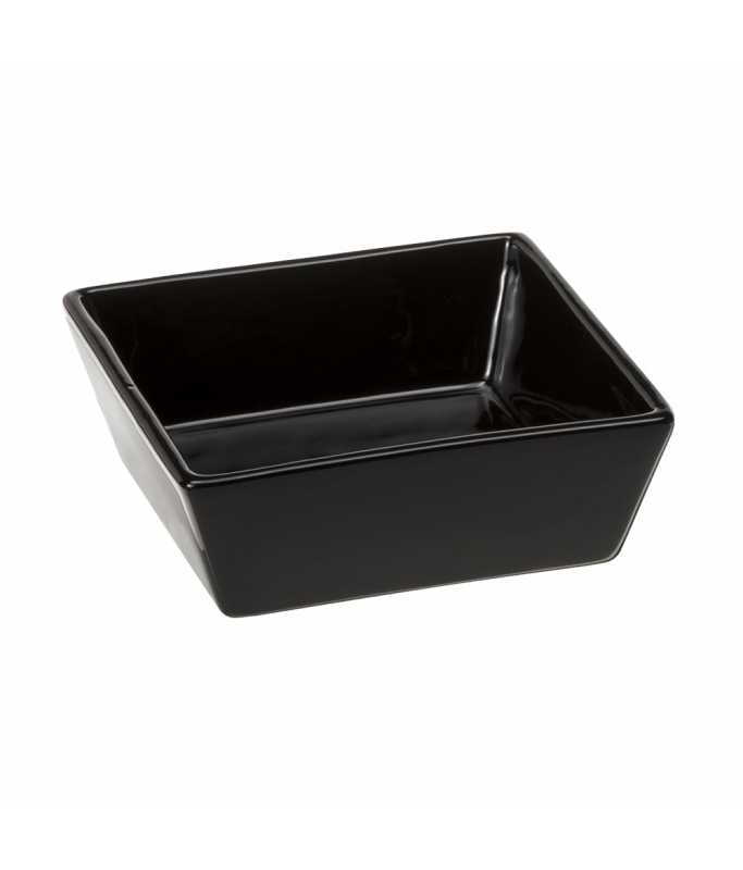 Ferplast Altair Ceramic Pet Bowl 14x14x5cm 0.5L Black