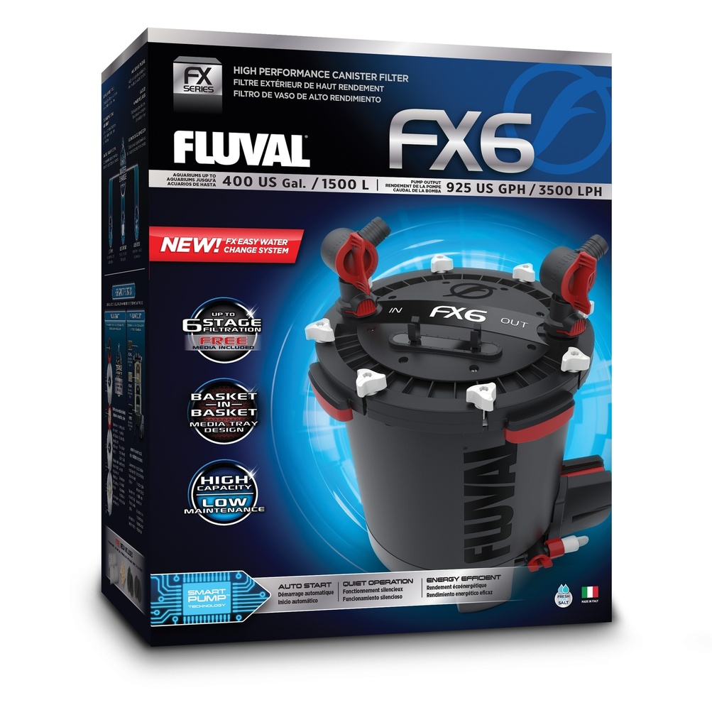 [HAA219] Fluval FX6 High Performance Canister Filter