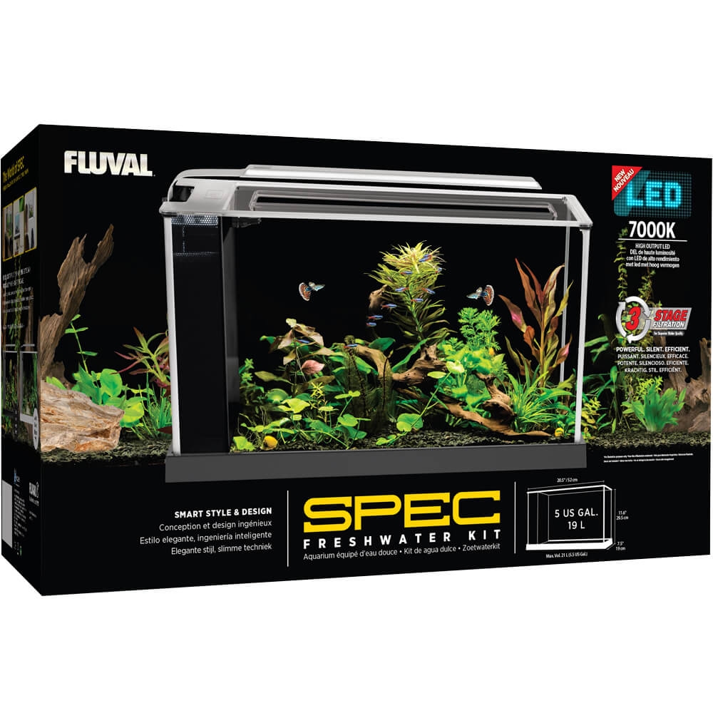 Fluval Spec Aquarium Kit 19L 5 US Black