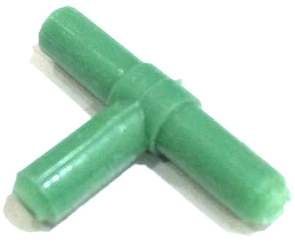 Aquarium Airline Three Way T Joint Green