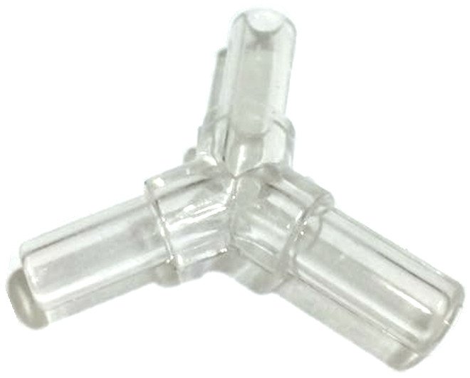 Aquarium Airline Three Way Y Joint Clear
