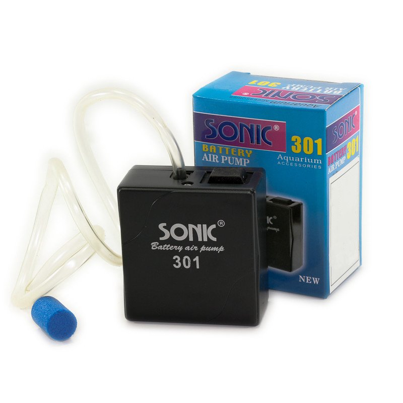 Sonic 301 Battery Operated Aquarium Air Pump