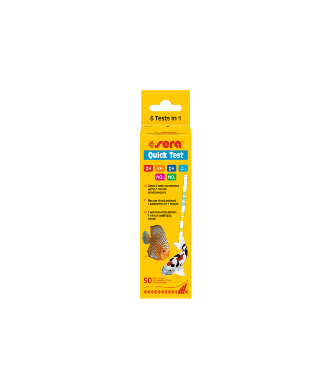 Sera Quick Test 50strips for Aquarium & Pond