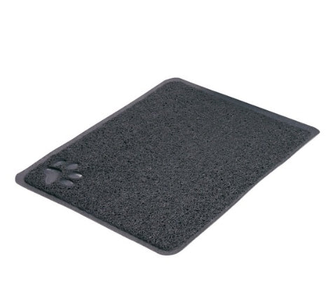 Trixie PVC Litter Tray Mat for Cats - ANTHRACITE/40X60CM