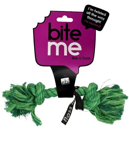 ebi Bite Me 'Do You Even Floss Dawg' Playing Rope - GREEN/20CM