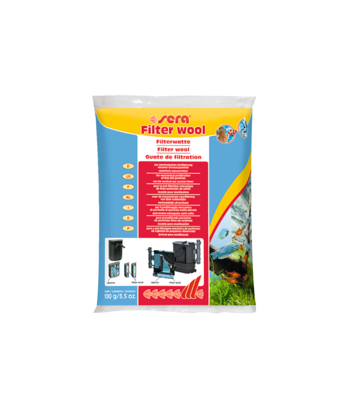 Sera Filter Wool Mechanical Prefiltration 100gm