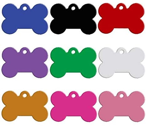 GoScribe Pet Tag Anodized Bone Tags - PURPLE/SMALL
