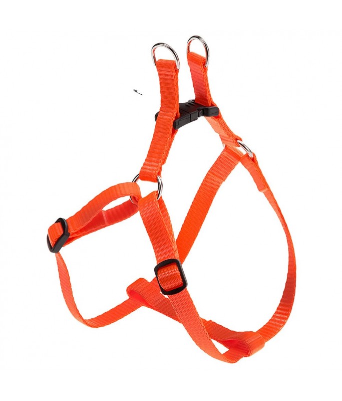 Ferplast Easy P XXS Nylon Harness With Snap Clip Closure System Orange 