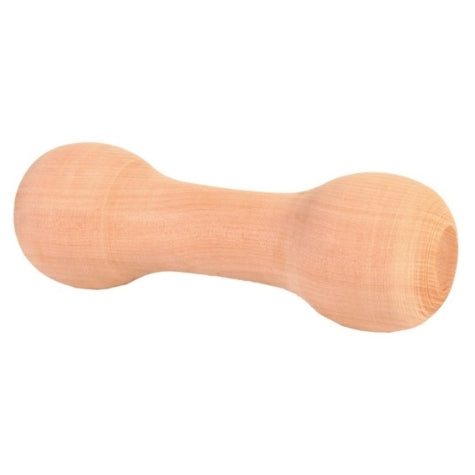 Trixie Wooden Rounded Retrieving Dumbbell for Dogs 125g