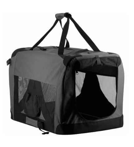 Companion Pet Soft Crate for Pets - GREY/91X63X63CM