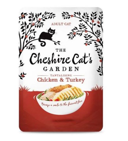The Cheshire Cat's Garden Chicken & Turkey Wet Cat Food - 85G