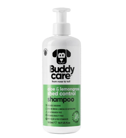 Buddycare Shed Control Aloe & Lemongrass Dog Shampoo - 500ML
