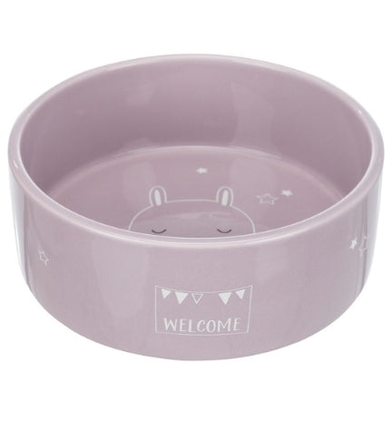 Trixie Junior Ceramic Dog Bowl - GREY/800ML