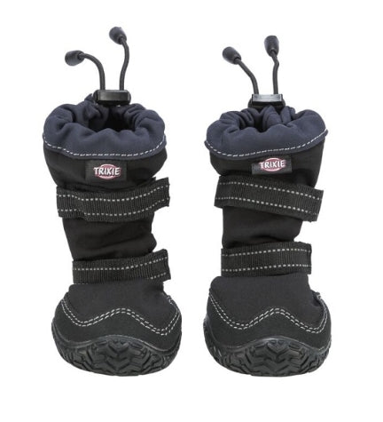 Trixie 2pcs Active Long Paw Protection Walker for Dogs - BLACK/XS-S