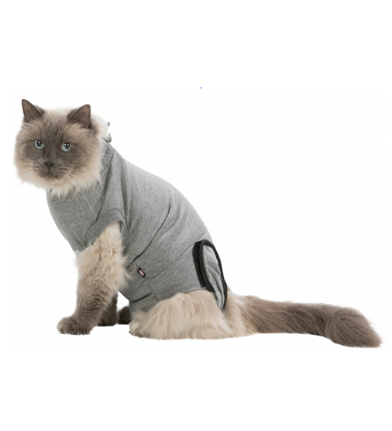 Trixie Protective Body for Cats Grey M-L