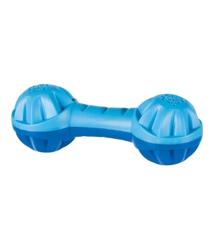 Trixie TPR Cooling Dumbbell Dog Toy - BLUE/18CM