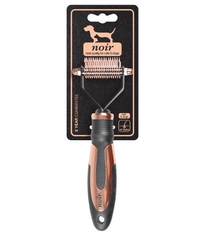 ebi Noir 2-in-1 Detangle & Thinning Brush - BRONZE/19X7X2.5CM