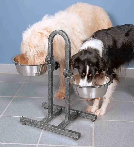Trixie Adjustable Food Bar for Dogs - 2X2.8L